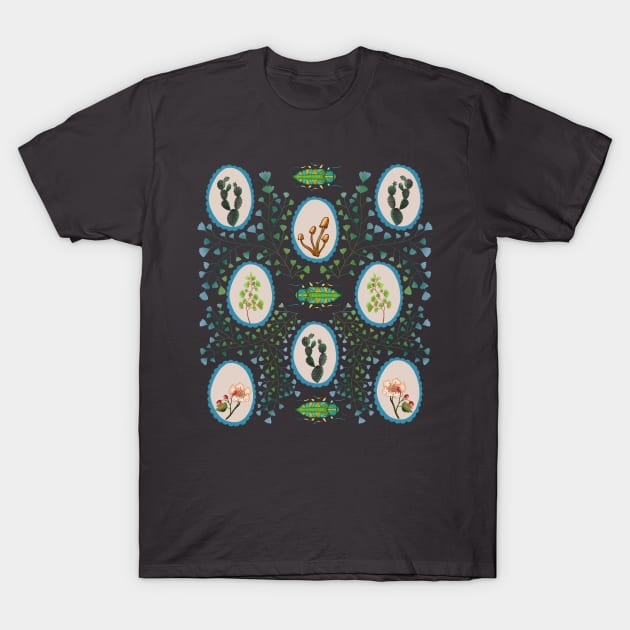 ferns and bugs T-Shirt by Pacesyte